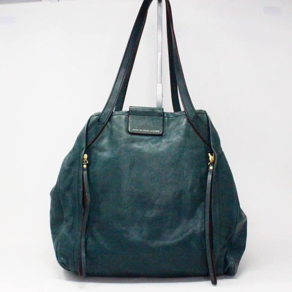 MARC JACOBS #32911 Teal Leather Handbag